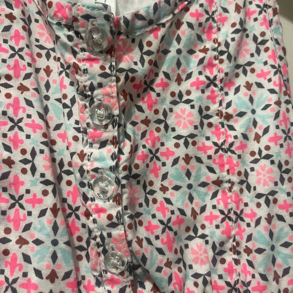 Girls geometric design dress - Picture 4 of 6